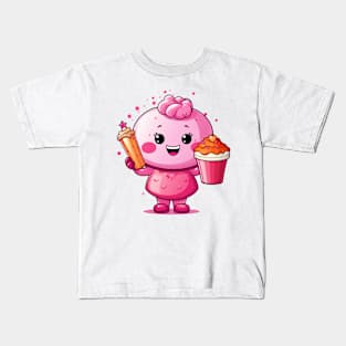 kawaii Ice cream  T-Shirt cute Candy food gilrl Kids T-Shirt